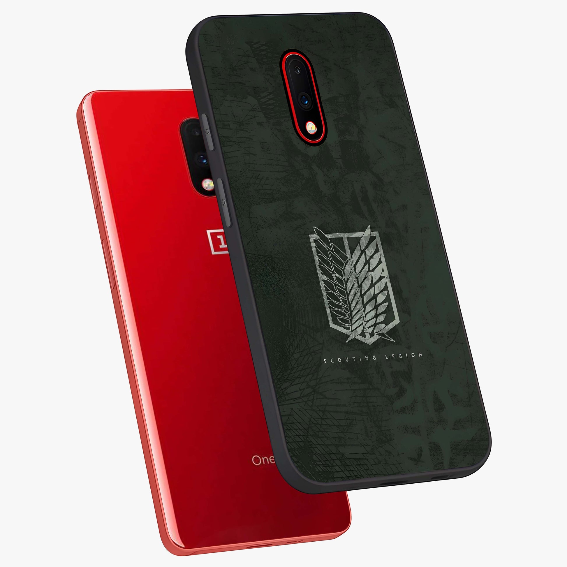 Wings Of Freedom Glass Case displayed in angled mockup highlighting graceful wing design with inspirational aesthetic.
