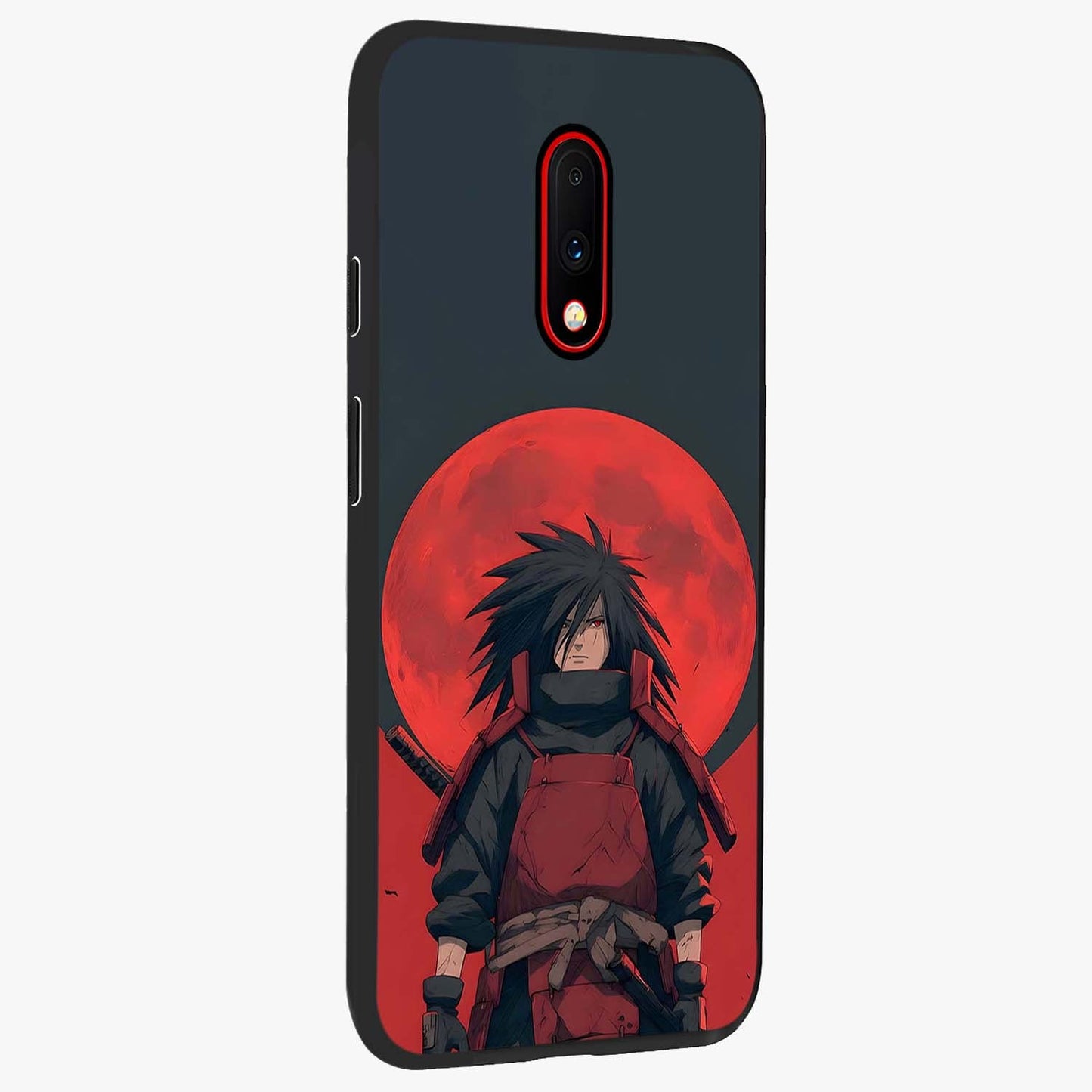 Crimson Moon Warlord Glass Case upright view showcasing powerful warlord artwork with dark celestial theme.
