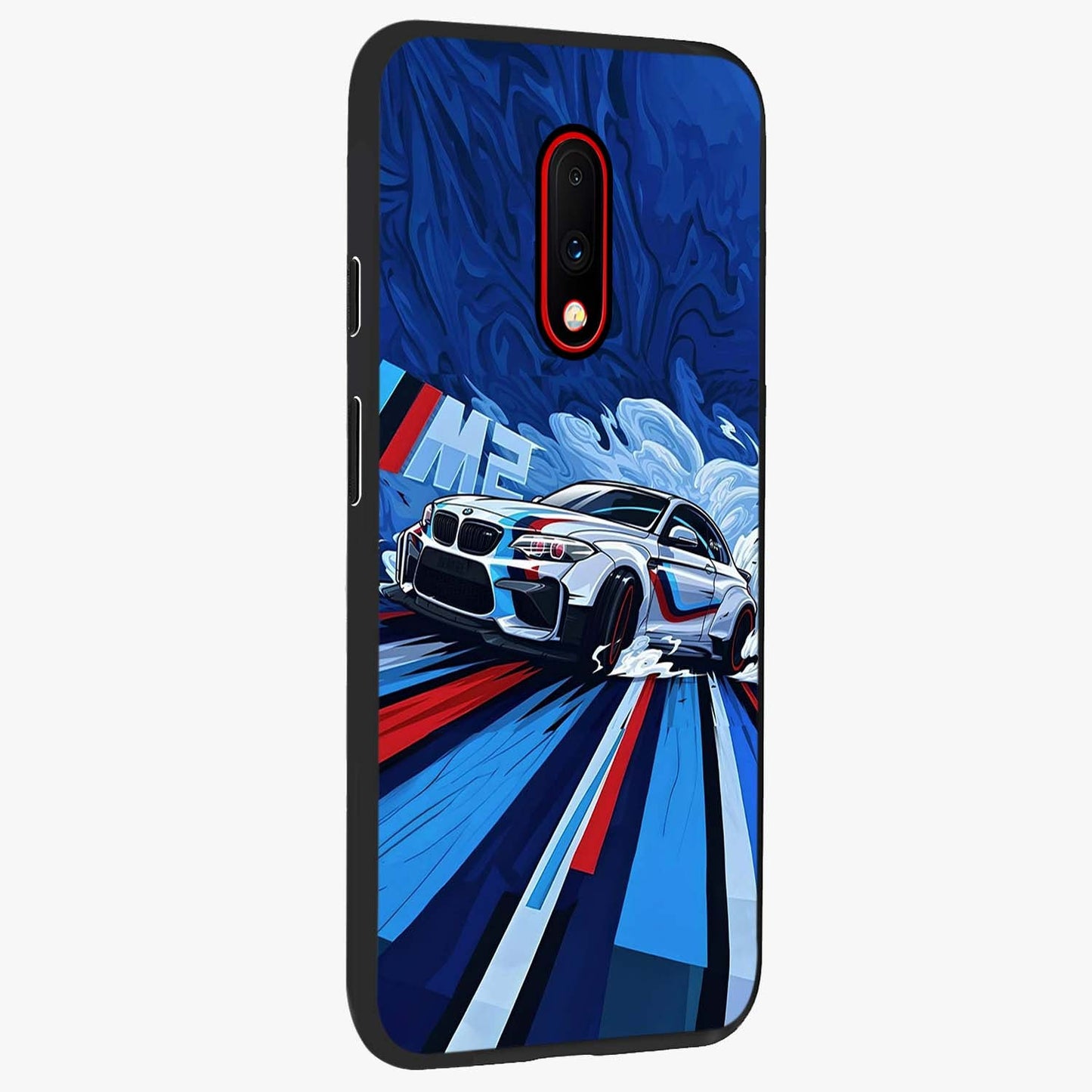 Drift Power Rush Glass Case upright view showcasing high speed racing artwork with bold automotive theme.