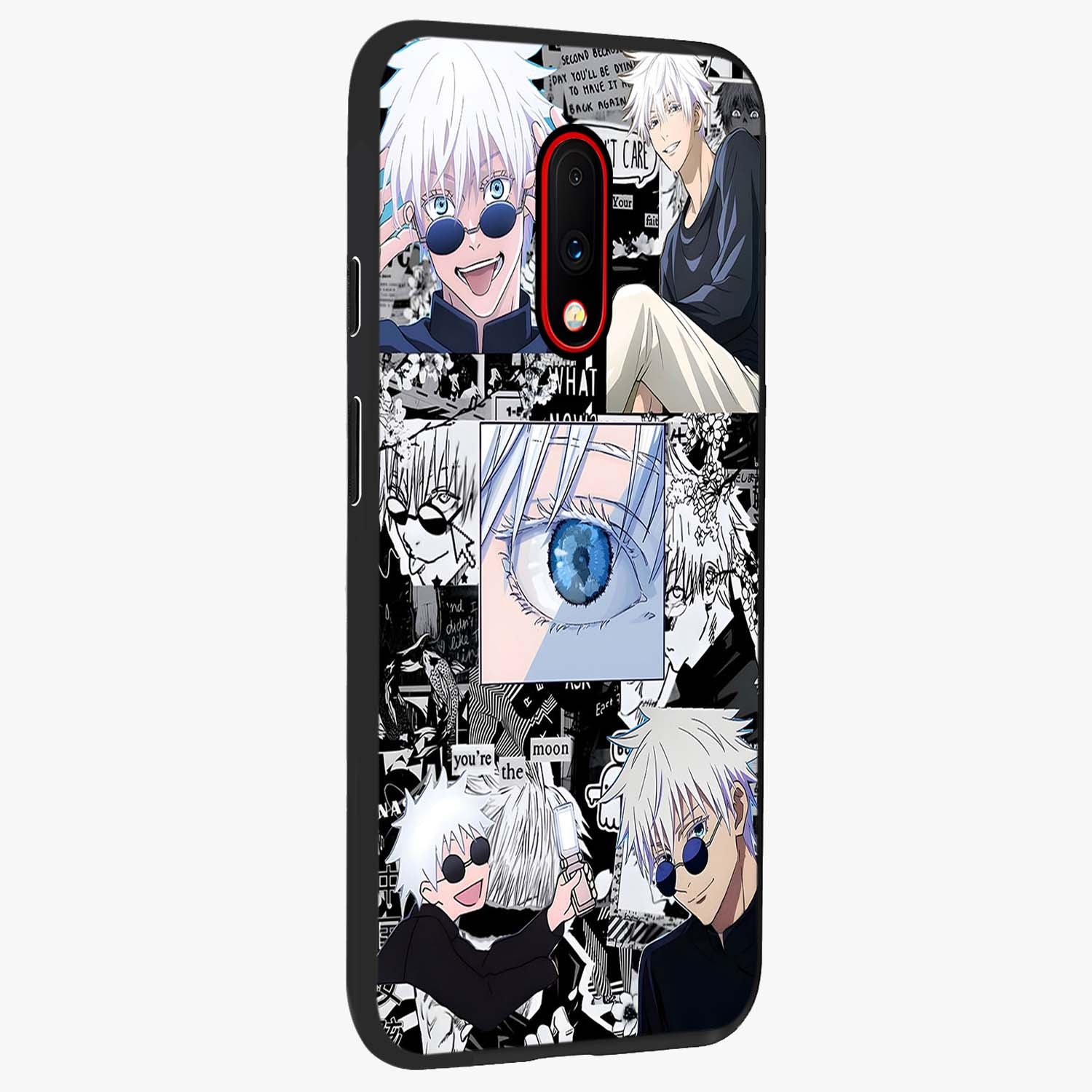 Infinity Sorcerer Chaos Glass Case upright view showcasing dramatic sorcerer artwork with chaotic mystical theme.
