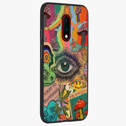 Mystic Eye Wonderland Glass Case upright view showcasing symbolic eye artwork with mysterious fantasy theme.