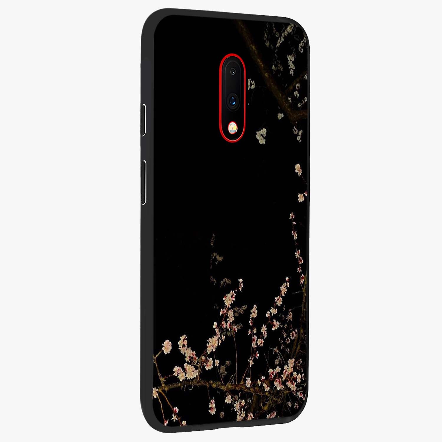 Petal Moon Light With Custom Name Glass Case upright view showcasing elegant floral moon artwork with personalized aesthetic.