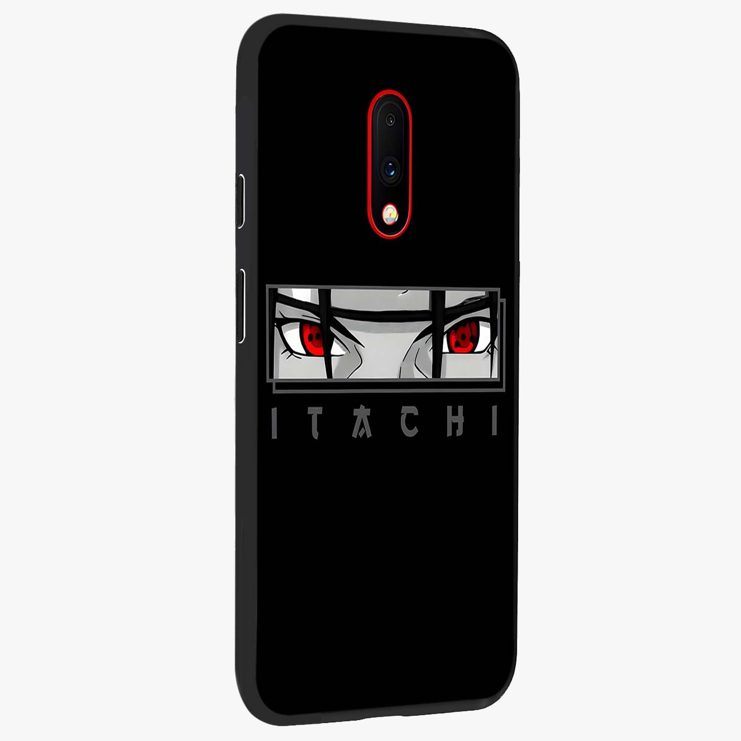Scarlet Gaze Dominance Glass Case upright view showcasing powerful dramatic artwork with dominant artistic theme.