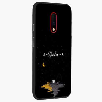 Silent Night Row Glass Case upright view showcasing tranquil night artwork with serene landscape theme.