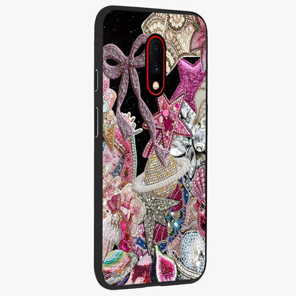 Starlit Jewel Dream Glass Case upright view showcasing radiant star inspired artwork with magical night theme.