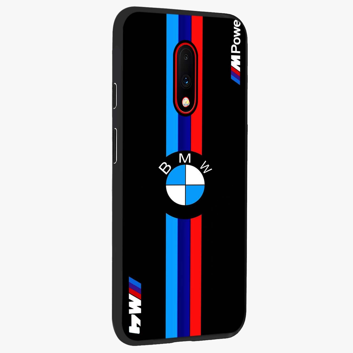 Turbo BMW Beast Glass Case upright view showcasing powerful car artwork with modern motorsport theme.