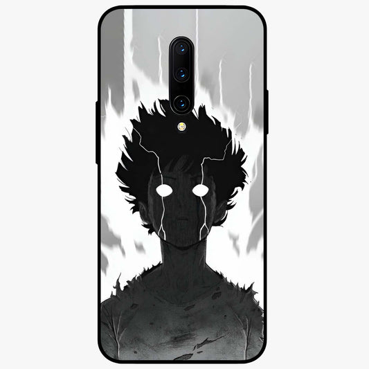 Awakened Inner Rage Glass Case showing flat back view with intense artistic artwork and glossy glass finish.