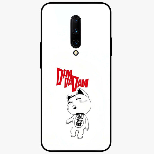 Playful Spirit Charm Glass Case showing flat back view with cheerful charm themed artwork and glossy glass finish.
