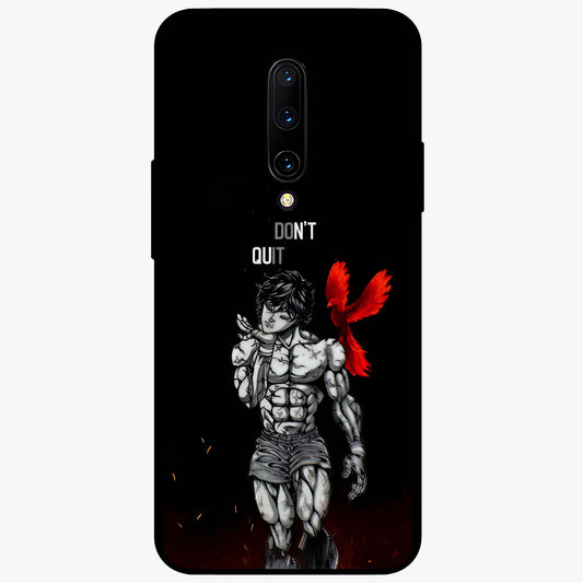 Rise Beyond Limits Glass Case showing flat back view with motivational typography artwork and glossy glass finish.