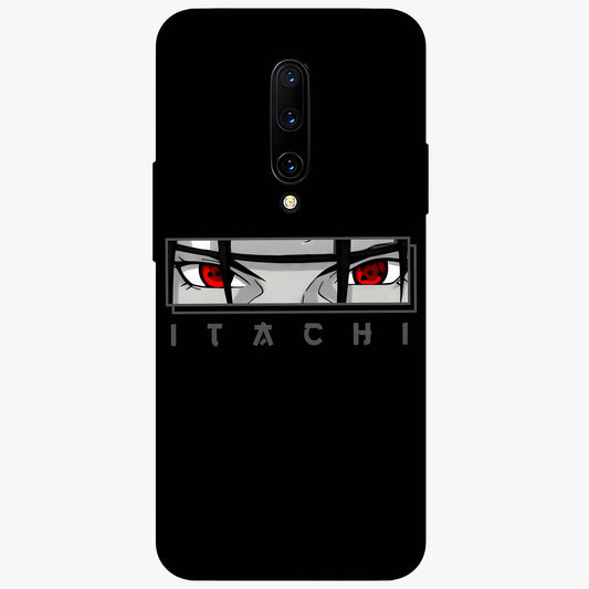 Scarlet Gaze Dominance Glass Case showing flat back view with striking red themed artwork and glossy glass finish.