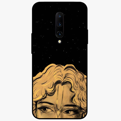 Shri Krishna Art Glass Case showing flat back view with devotional Krishna artwork and glossy glass finish.