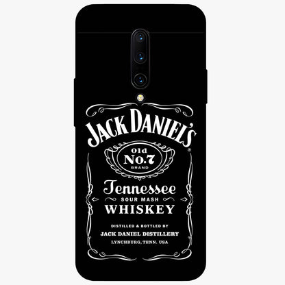 Vintage Whiskey Heritage Glass Case showing flat back view with classic whiskey inspired artwork and glossy glass finish.