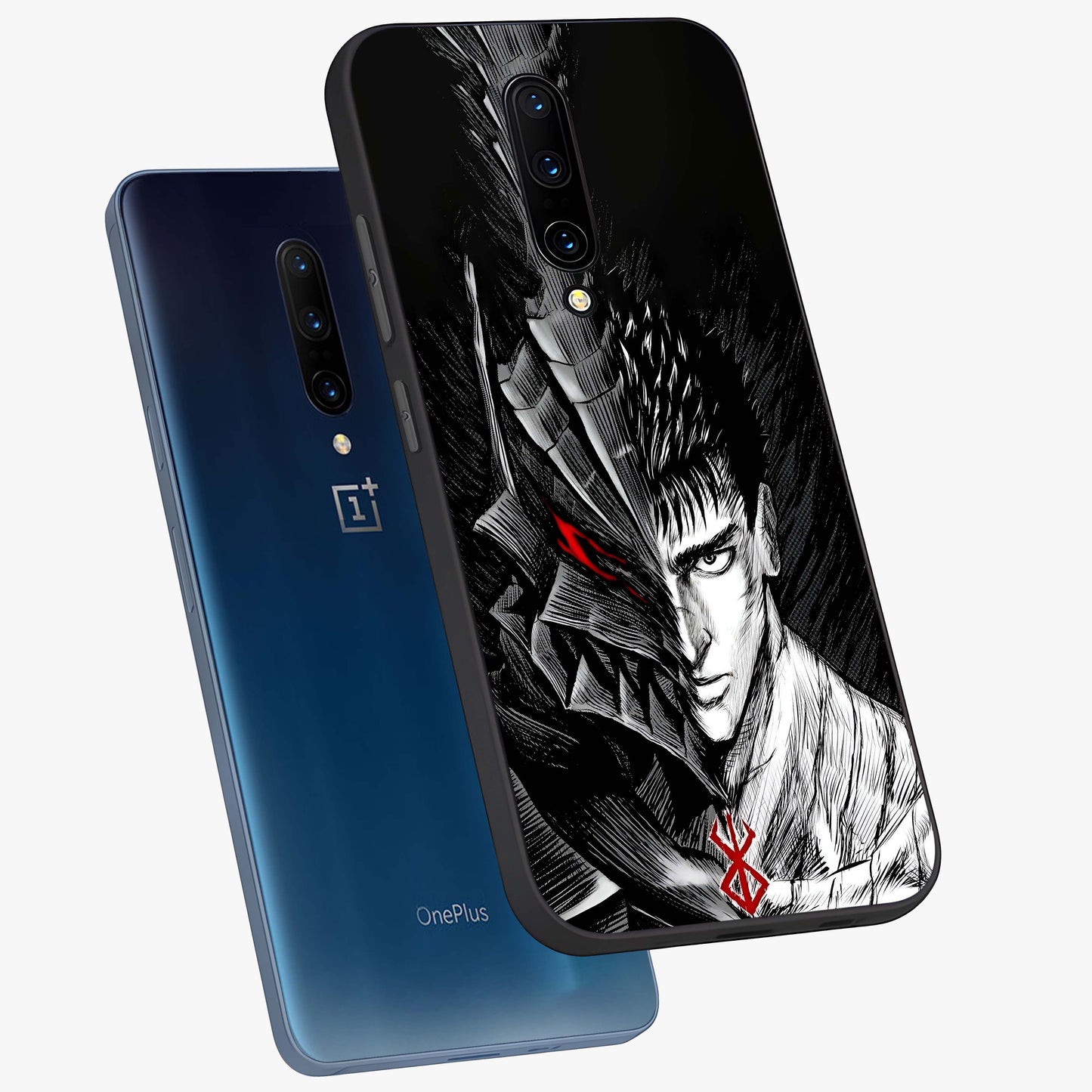 Berserker Blood Oath Glass Case displayed in angled mockup highlighting dark fantasy graphic design and powerful theme.