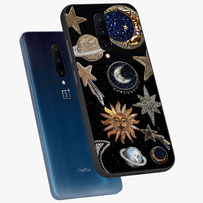 Celestial Gem Constellations Glass Case displayed in angled mockup highlighting gemstone inspired constellation design.