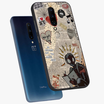 City Dream Sketch Glass Case displayed in angled mockup highlighting minimal city illustration with aesthetic sketch style.