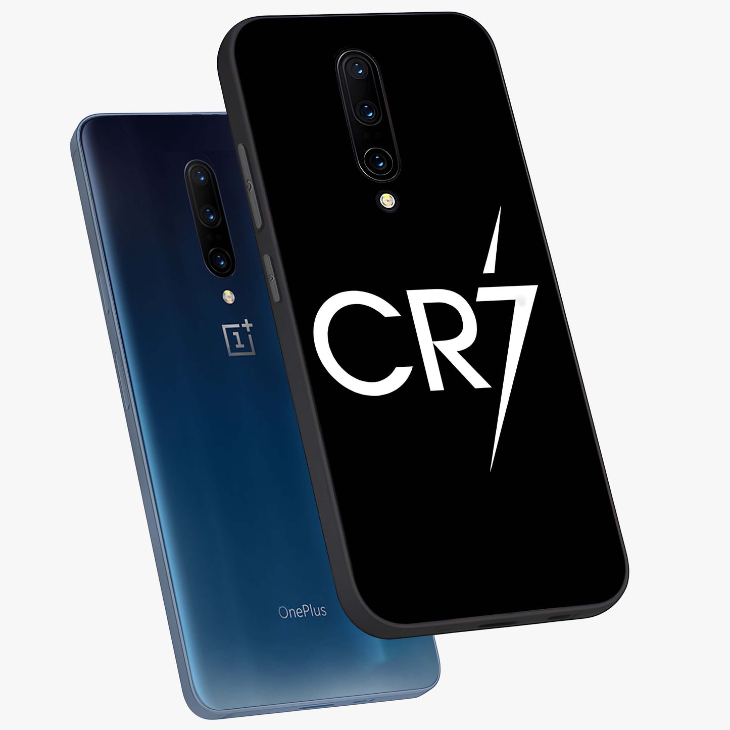 Cr7 Elite Strike Glass Case displayed in angled mockup highlighting powerful sports graphic with bold athletic theme.