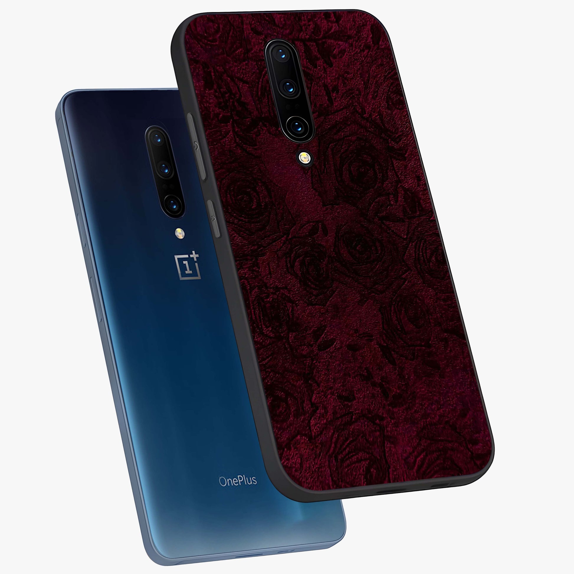 Crimson Fade Flow Glass Case displayed in angled mockup highlighting smooth gradient design with modern aesthetic style.