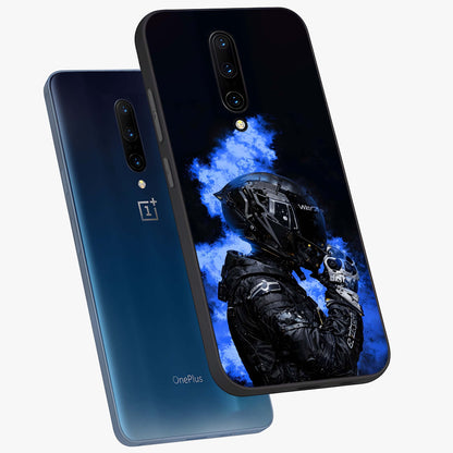 Cyber Sentinel Protocol Glass Case displayed in angled mockup highlighting digital cyber design with sci-fi aesthetic style.