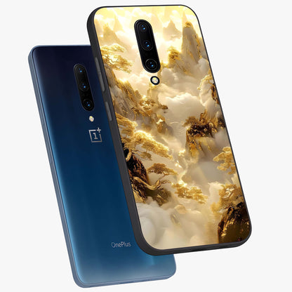 Gates Of Illumination Glass Case displayed in angled mockup highlighting radiant portal inspired design with fantasy aesthetic.