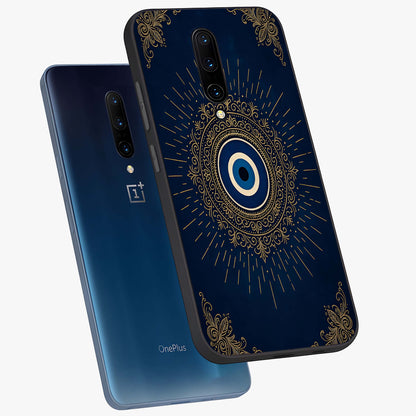 Golden Celestial Charm Glass Case displayed in angled mockup highlighting sparkling cosmic charm design with celestial aesthetic.