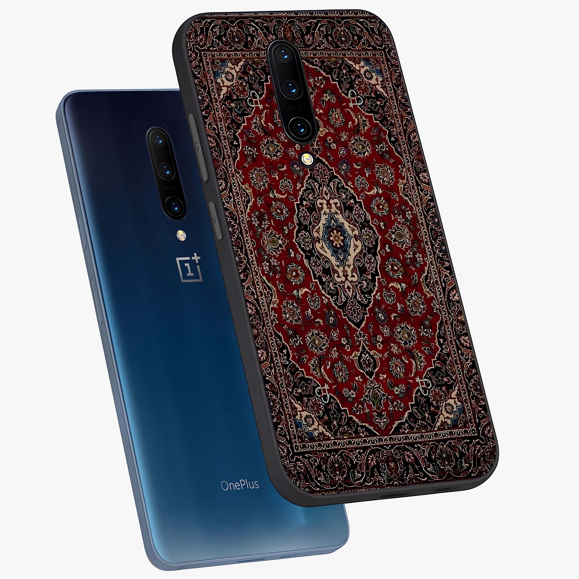 Heritage Carpet Royale Glass Case displayed in angled mockup highlighting intricate royal carpet design with heritage aesthetic.