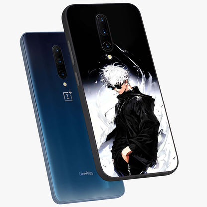 Limitless Shadow King Glass Case displayed in angled mockup highlighting dramatic dark hero design with intense aesthetic.