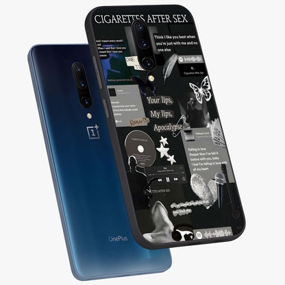 Midnight Love Echo Glass Case displayed in angled mockup highlighting elegant love inspired design with deep aesthetic style.