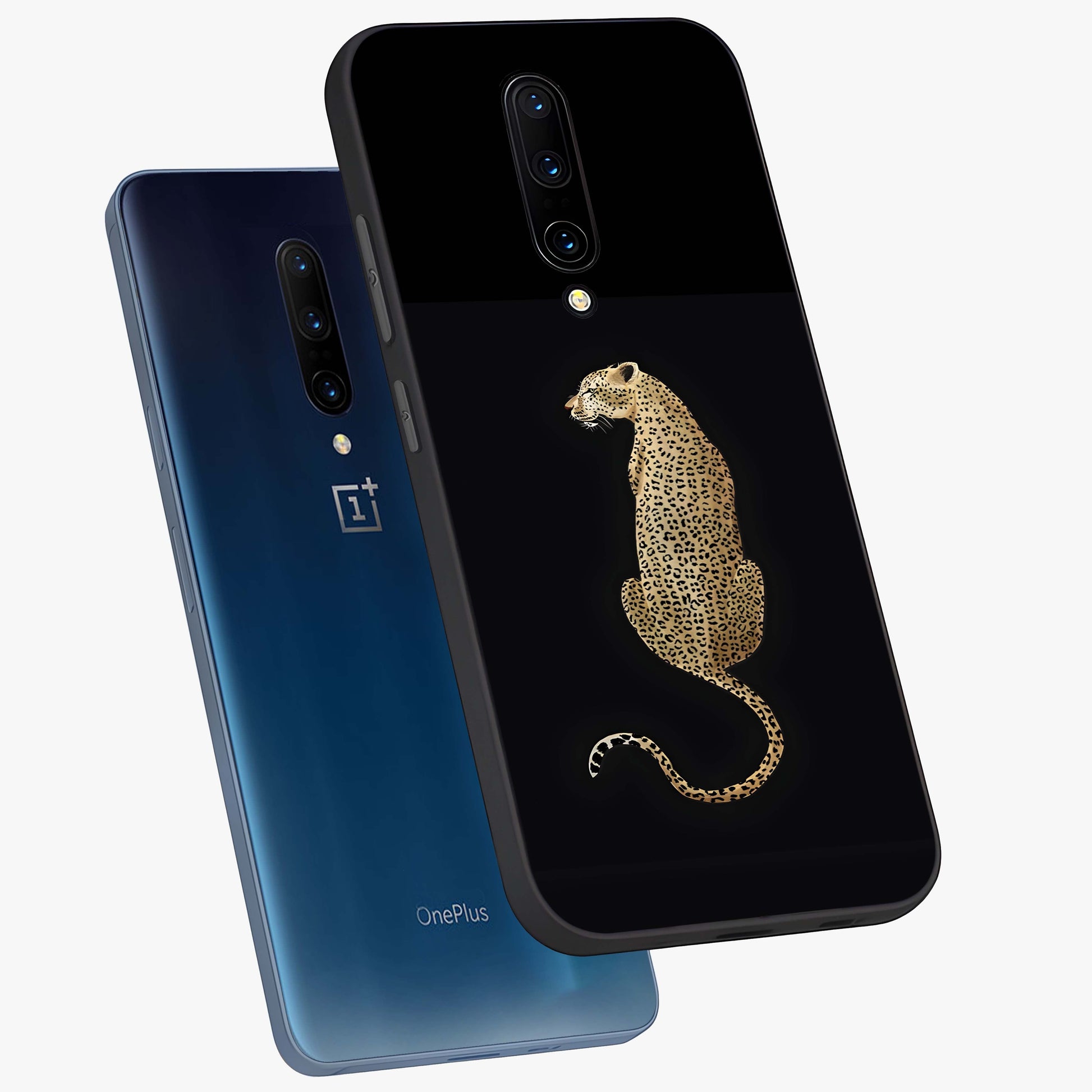 Regal Leopard Glass Case displayed in angled mockup highlighting powerful animal illustration with stylish wild aesthetic.