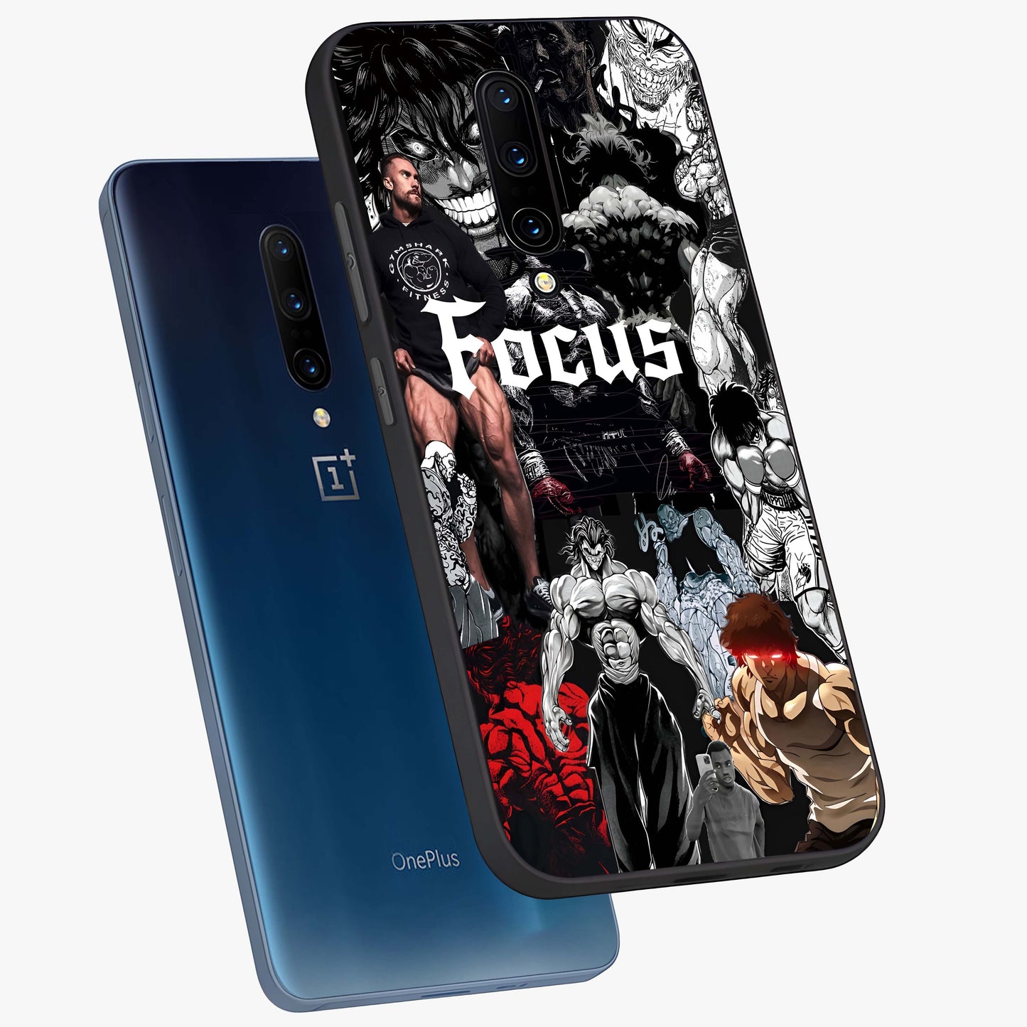 Relentless Power Focus Glass Case displayed in angled mockup highlighting bold statement design with modern aesthetic style.