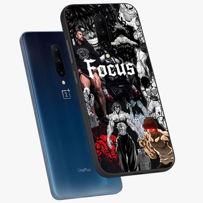 Relentless Power Focus Glass Case displayed in angled mockup highlighting bold statement design with modern aesthetic style.
