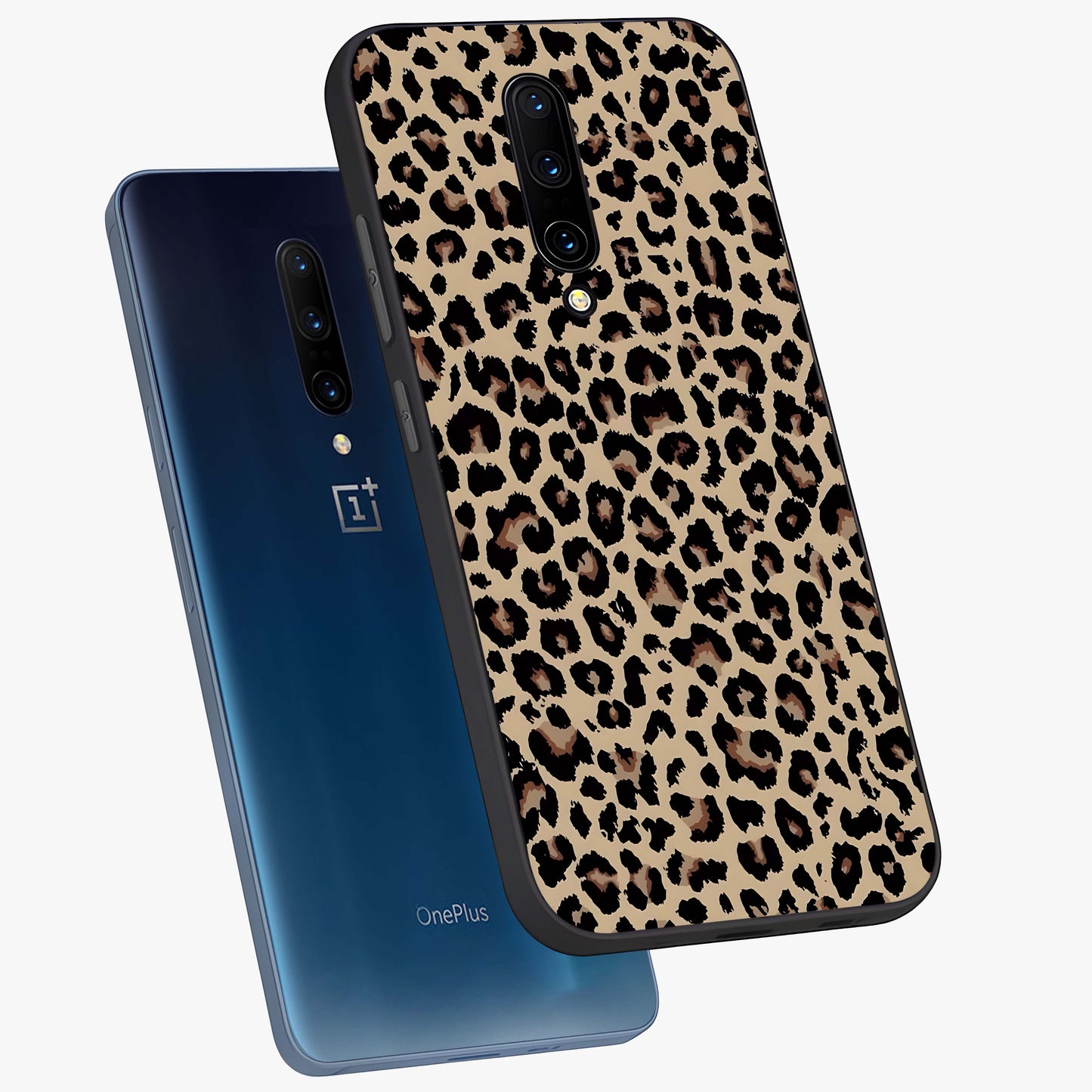 Savage Chic Pattern Glass Case displayed in angled mockup highlighting bold fashion inspired design with chic aesthetic.