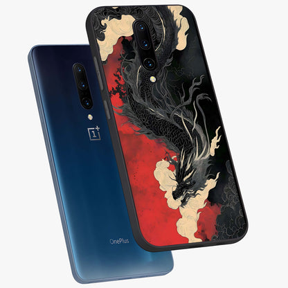 Shadow Dragon Fury Glass Case displayed in angled mockup highlighting powerful dragon illustration with dark fantasy aesthetic.