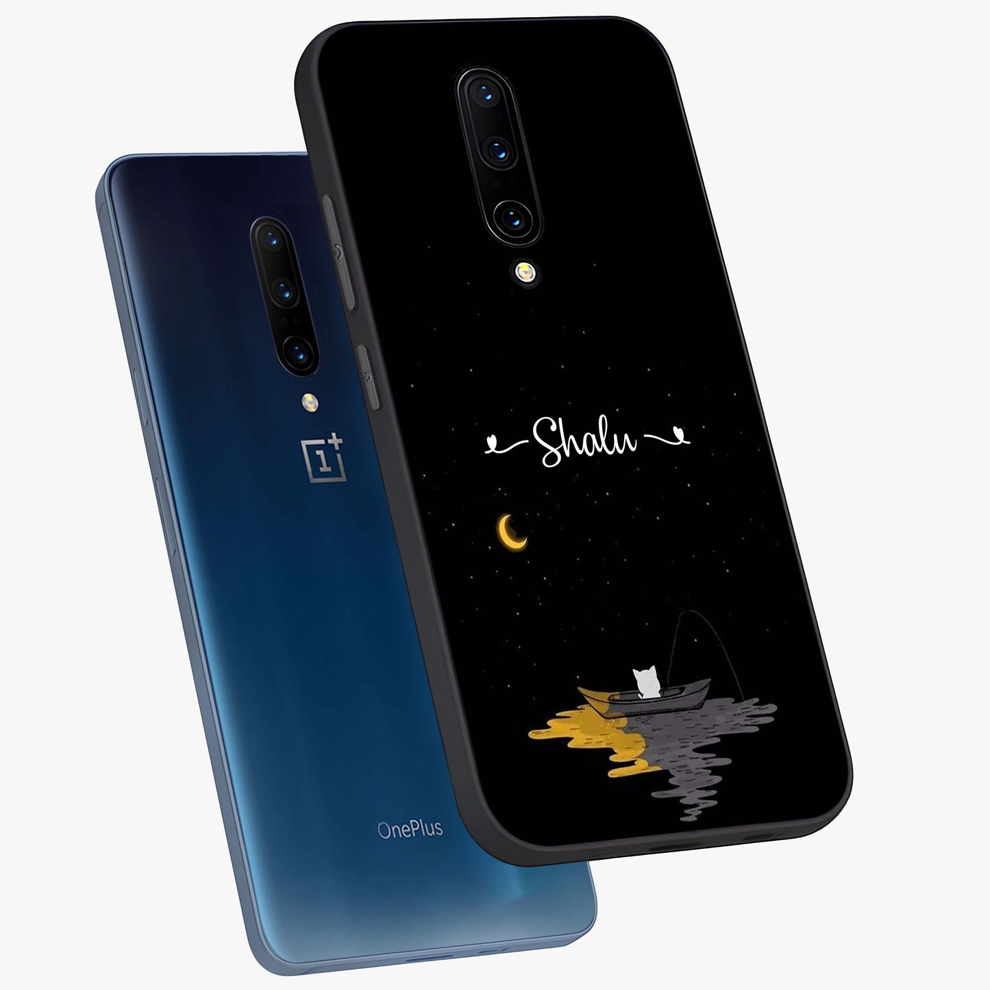 Silent Night Row Glass Case displayed in angled mockup highlighting peaceful evening design with dreamy night aesthetic.