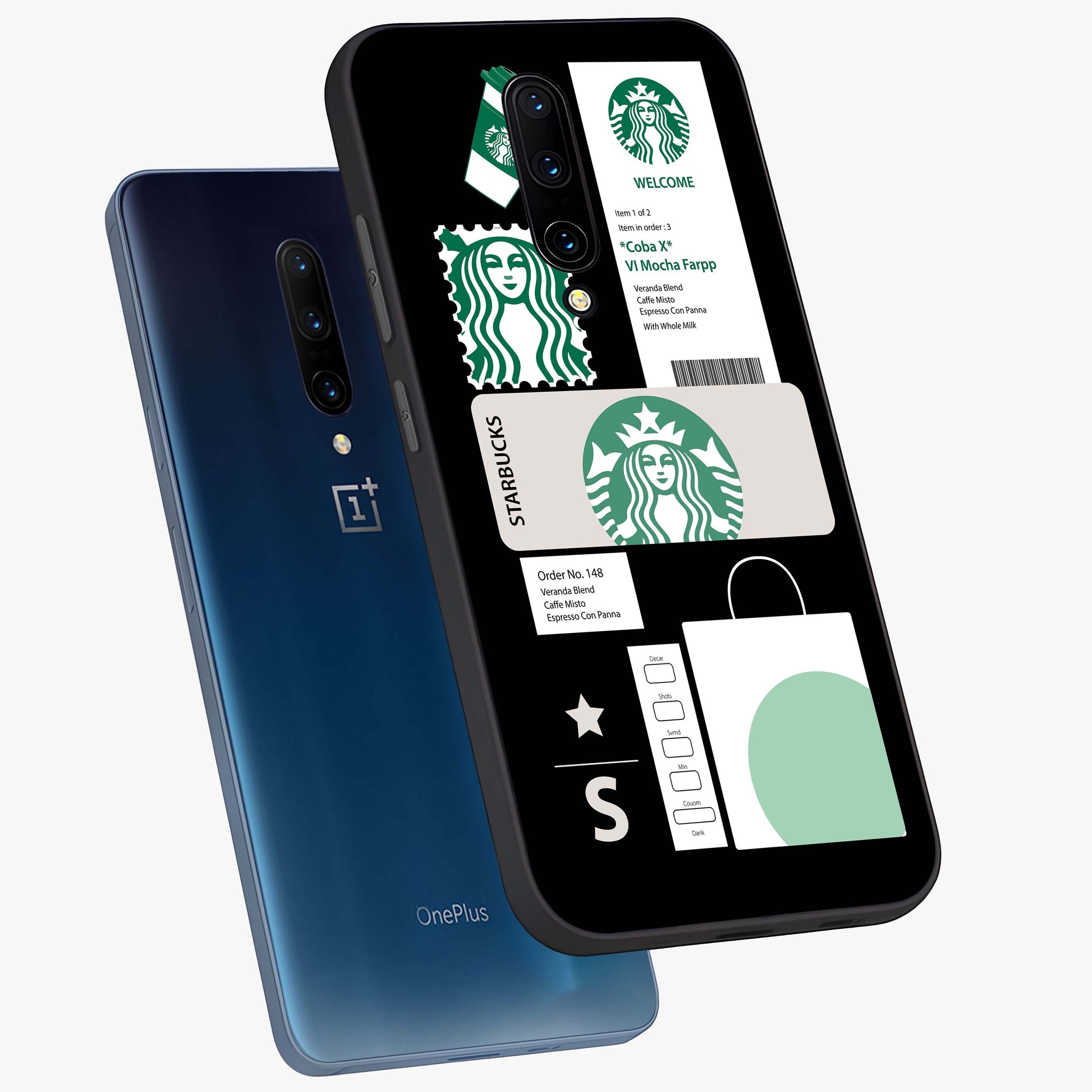 Starbucks Mocha Glass Case displayed in angled mockup highlighting stylish mocha themed design with cozy café aesthetic.