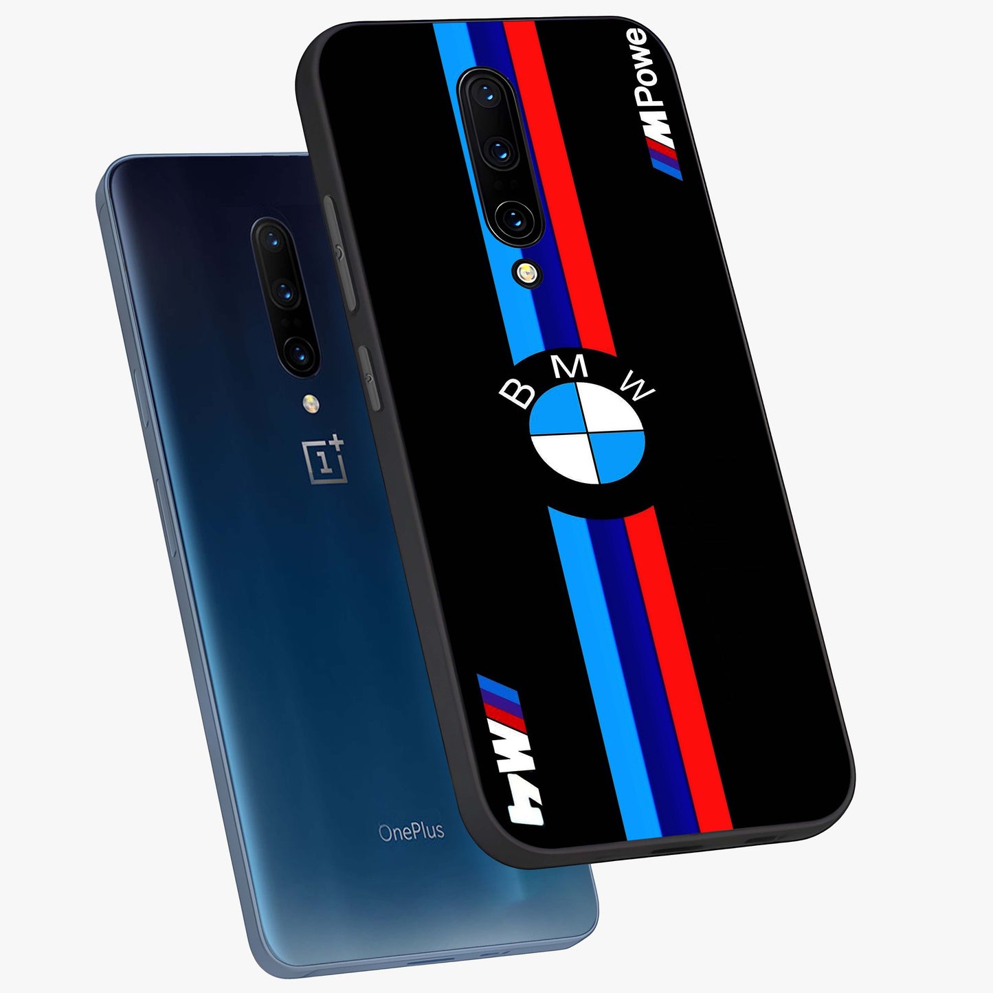 Turbo BMW Beast Glass Case displayed in angled mockup highlighting sleek racing car design with bold automotive aesthetic.