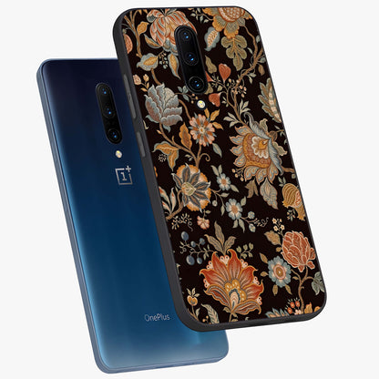 Vintage Floral Dream Glass Case displayed in angled mockup highlighting elegant vintage flower design with soft aesthetic style.