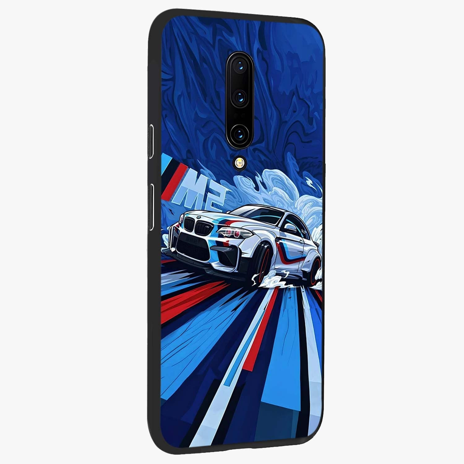 Drift Power Rush Glass Case upright view showcasing high speed racing artwork with bold automotive theme.