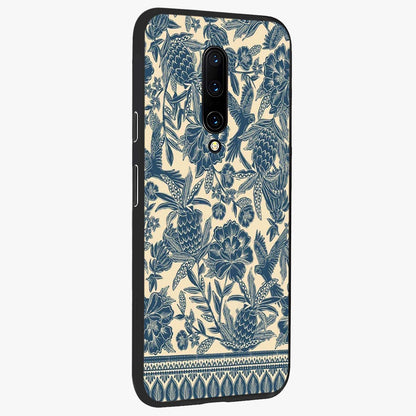 Heirloom Wild Bloom Glass Case upright view showcasing delicate wildflower artwork with timeless floral theme.