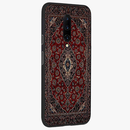 Heritage Carpet Royale Glass Case upright view showcasing detailed ornamental artwork with luxurious traditional theme.