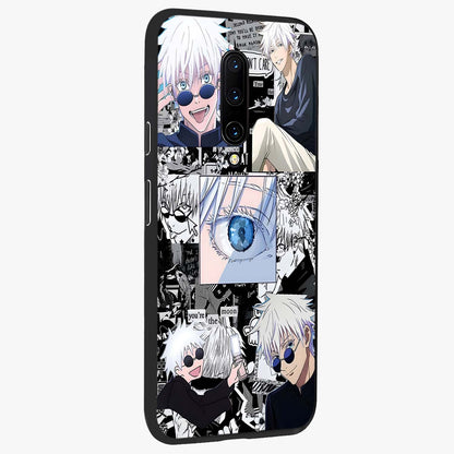 Infinity Sorcerer Chaos Glass Case upright view showcasing dramatic sorcerer artwork with chaotic mystical theme.