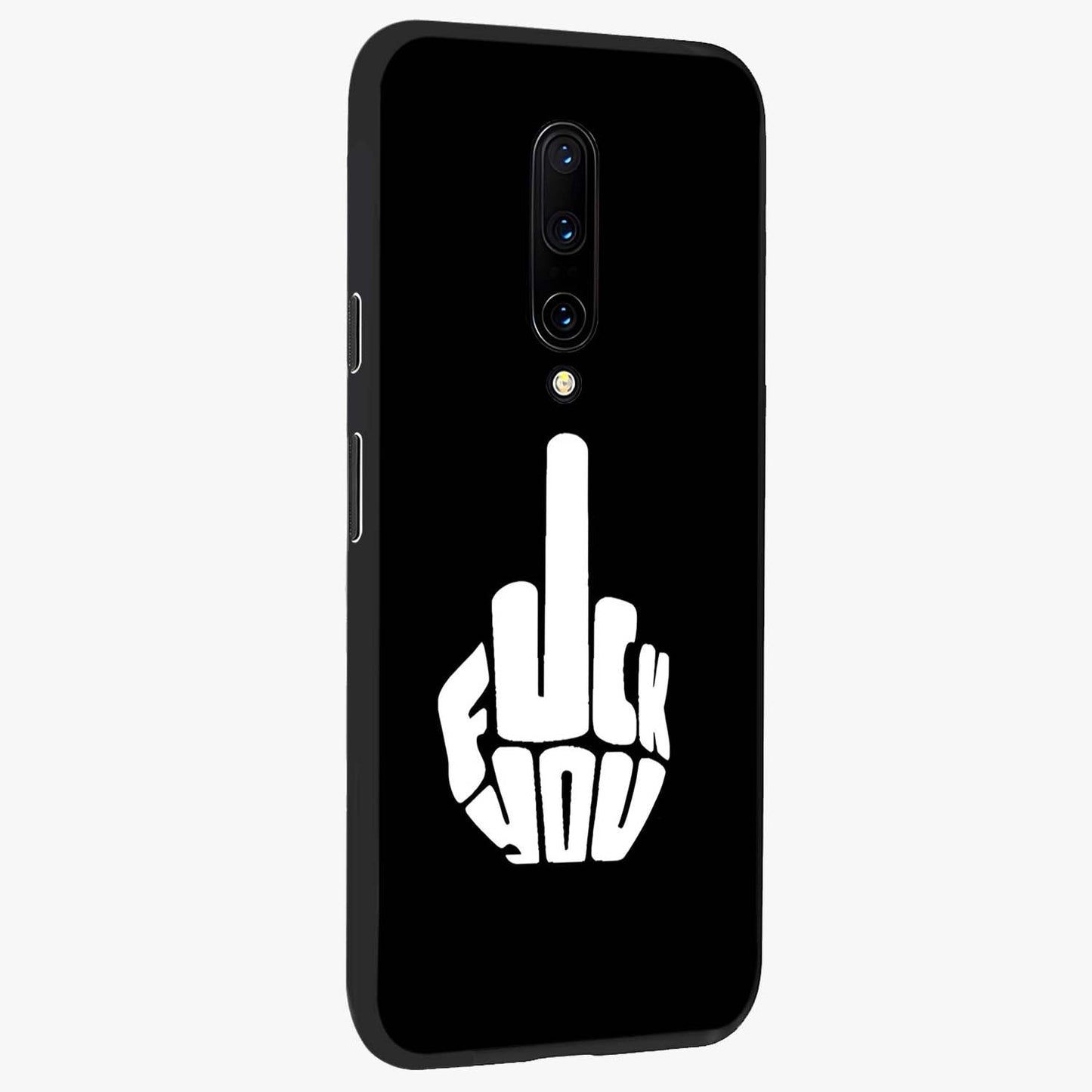 Rebel Mode On Glass Case upright view showcasing striking statement artwork with bold rebellious theme.
