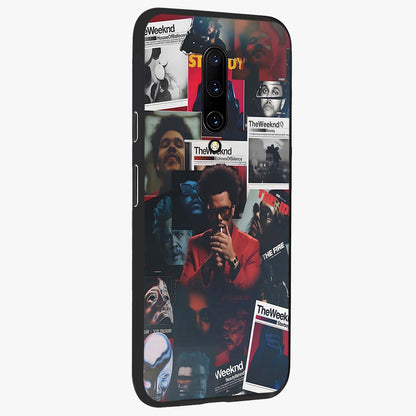 The Weeknd Glass Case upright view showcasing bold music themed artwork with contemporary artistic style.