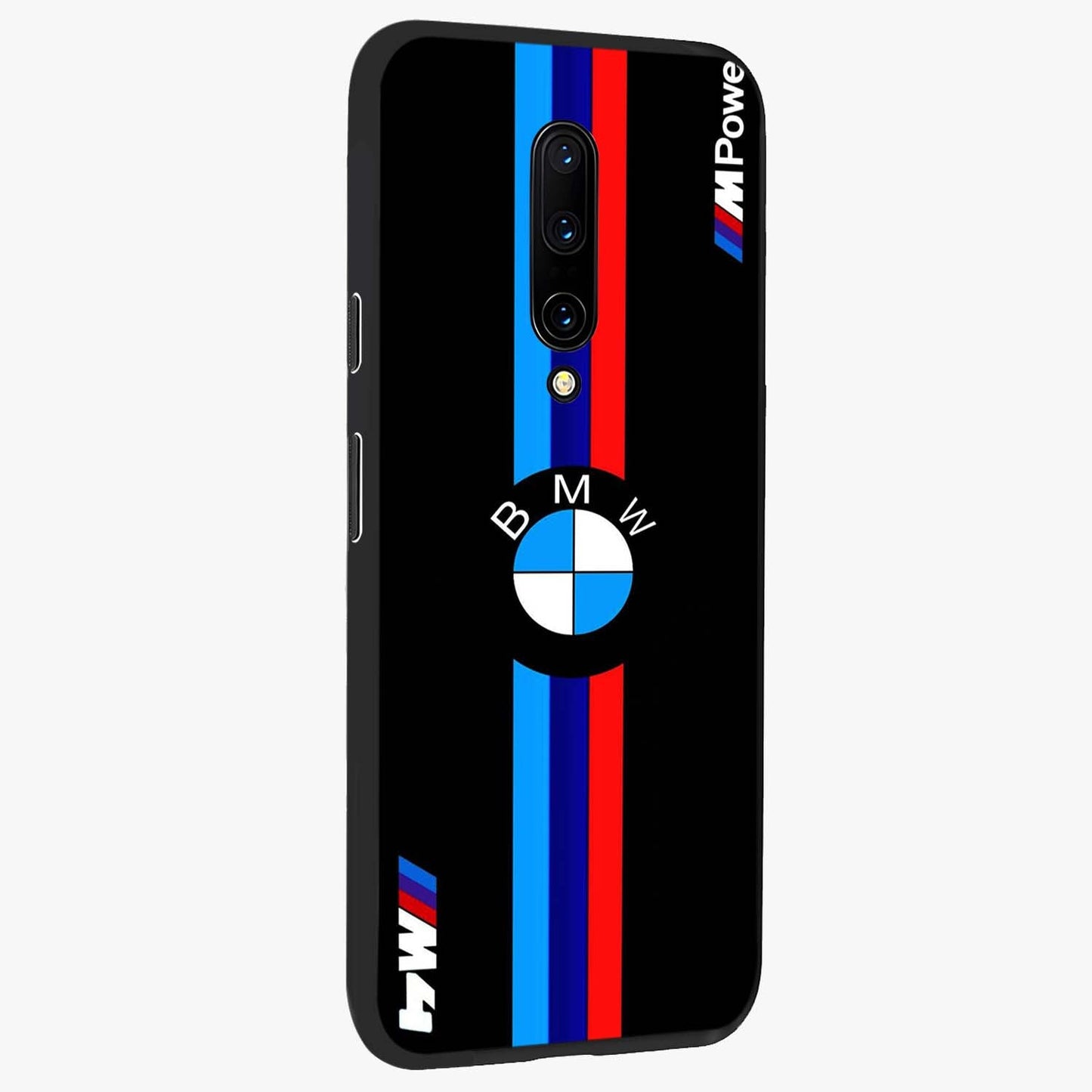 Turbo BMW Beast Glass Case upright view showcasing powerful car artwork with modern motorsport theme.