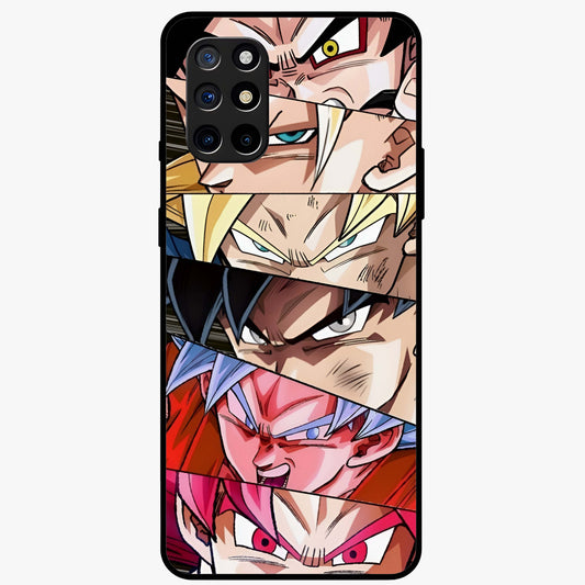 Anime Character Glass Case showing flat back view with vibrant anime artwork and glossy glass finish.