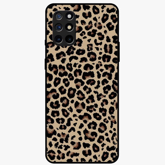 Savage Chic Pattern Glass Case showing flat back view with stylish patterned artwork and glossy glass finish.