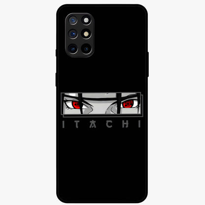 Scarlet Gaze Dominance Glass Case showing flat back view with striking red themed artwork and glossy glass finish.