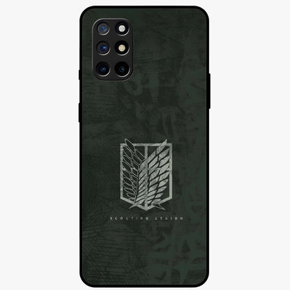 Wings Of Freedom Glass Case showing flat back view with symbolic wings artwork and glossy glass finish.