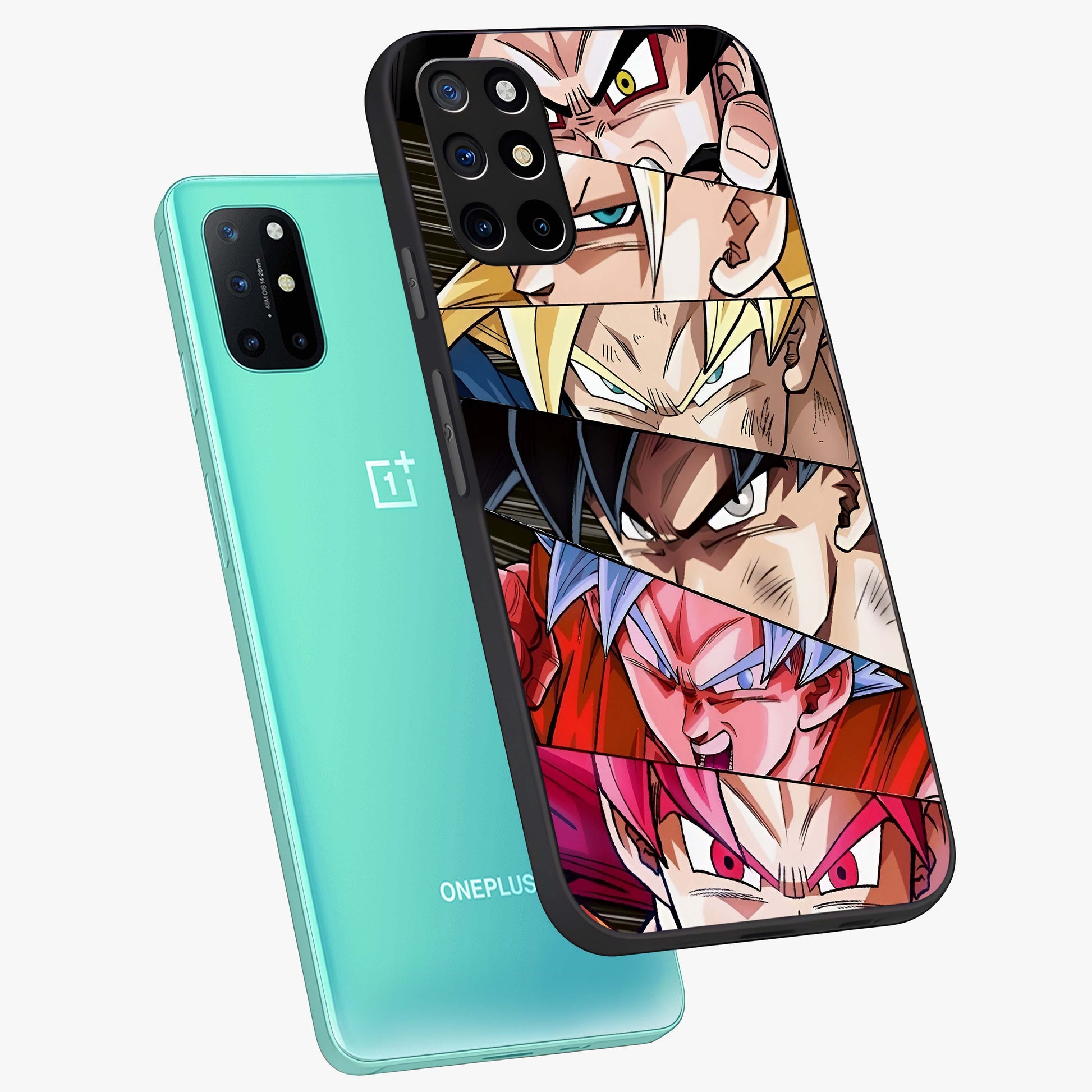 Anime Character Glass Case displayed in angled mockup highlighting colorful anime character illustration.