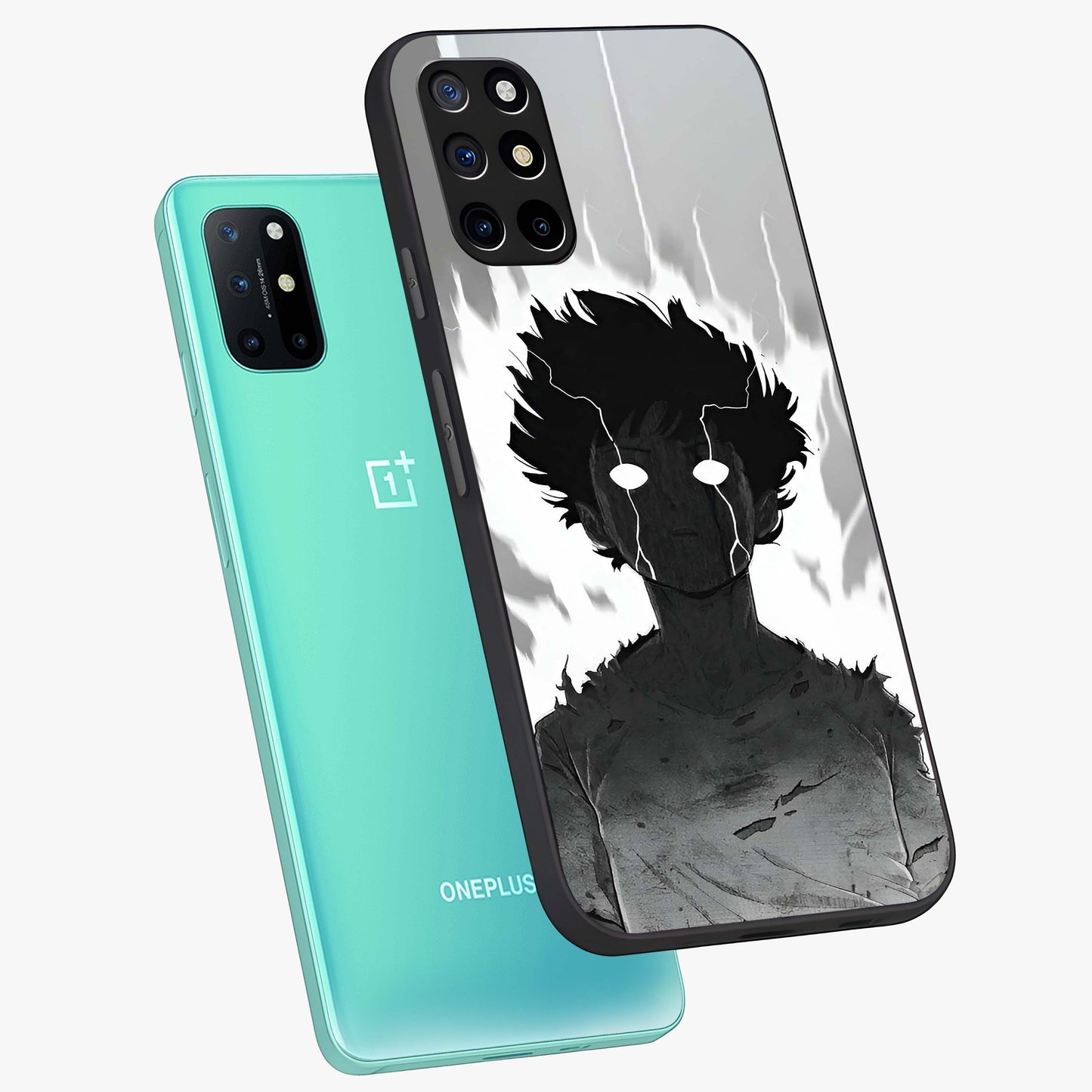 Awakened Inner Rage Glass Case displayed in angled mockup highlighting powerful graphic design and bold artistic theme.