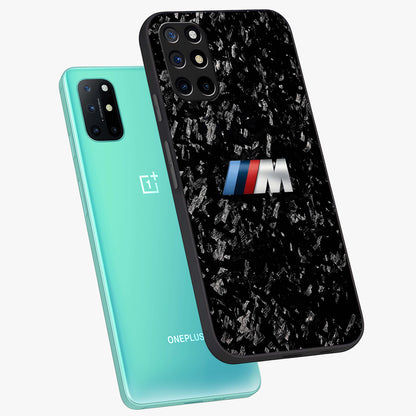 Carbon Speed Mark Glass Case displayed in angled mockup highlighting racing inspired carbon design and sleek aesthetic style.